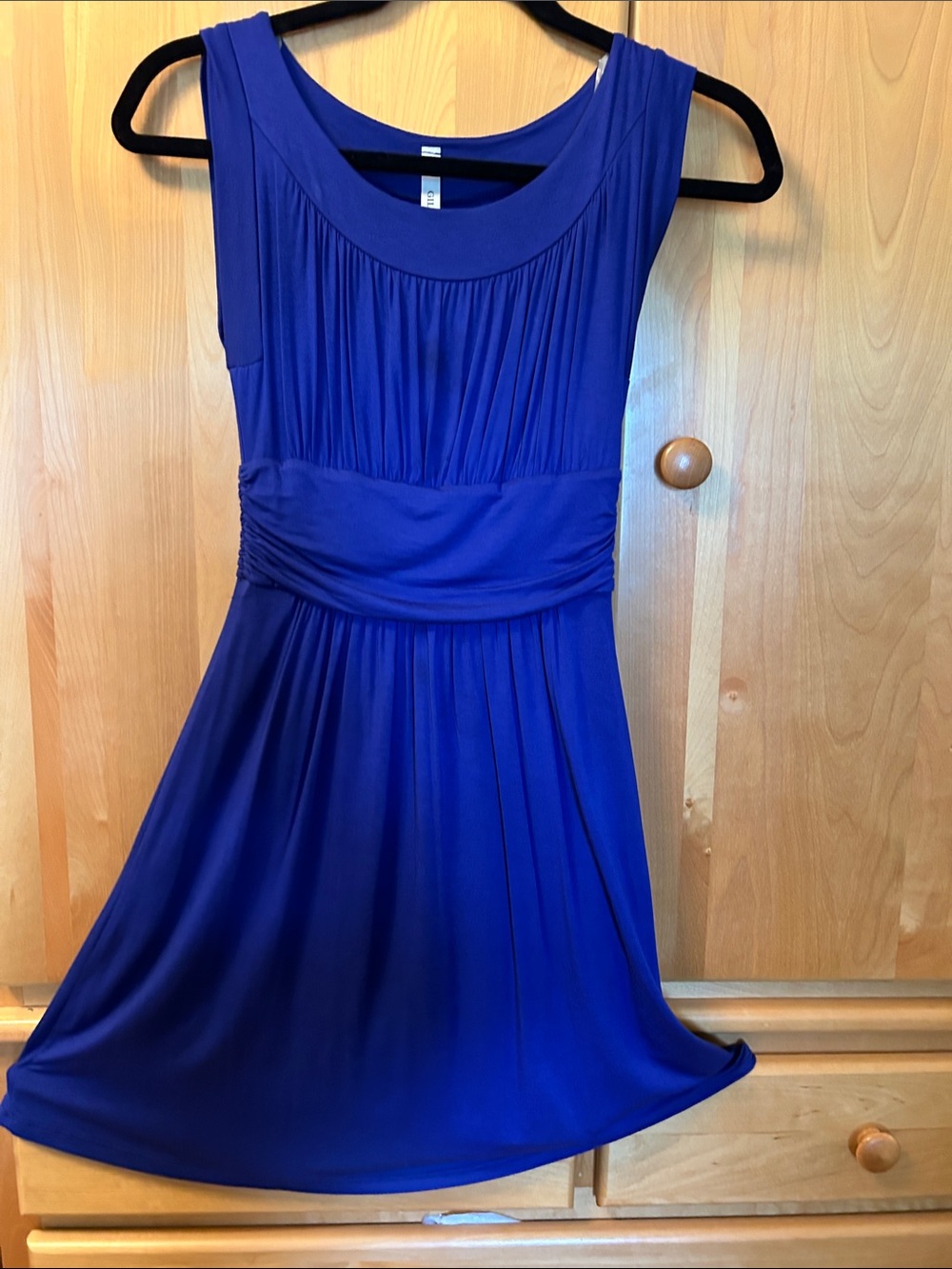Gilli Royal Blue or Purple Sleeveless Mini Dress